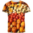 thumbnail image 1 of Halloween Rows of Pumpkins All Over Adult T-Shirt - X-Large, 1 of 2