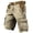 Khaki@GC@, variant on CONZONE Mens Baggy Cargo Shorts Letter Graphic Y2K Elastic Waist Drawstring Cargo Shorts for Men Lightweight Relaxed Fit Summer Workout Shorts With Pockets