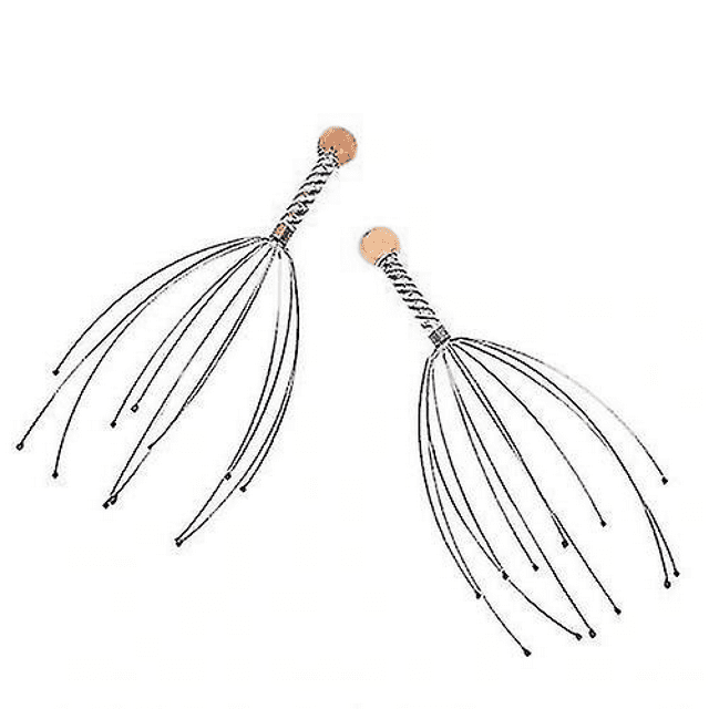 2pcs Head Scalp Octopus Massager Equipment Stress Release Relax Massage Tools