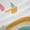 Teal Pink Yellow, variant on Homewish Kawaii Floral Daisy Black Out Curtains For Preppy Children Kids,Cartoon Gradient Rainbow Curtains Pack of 2 (42x63 Each),Dreamy Princess Bedroom Curtains,Ultra Soft Home Decor