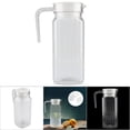 thumbnail image 3 of Jarra De Agua Acrílica Transparente Grande, Botella De Jugo Helado De 1800 Ml Con Tapa Y Asa, Para Bar, Hogar, Club, Restaurante, Pub,, 3 of 7