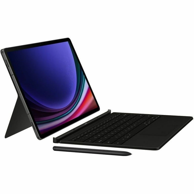 Samsung Galaxy Tab S9+ Book Cover Keyboard/Case - Black: Tablet