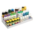 thumbnail image 1 of Estante de almacenamiento mDesign expandible de 3 niveles, gris claro, 1 of 8