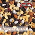thumbnail image 3 of Deluxe Trail Mix with Greek Yogurt, Chocolate, Fruit and Nuts by Its Delish, 1 LB Bag  Healthy Mix of Greek Yogurt Coated Raisins & Dark Chocolate Chips, Sweet & Salty Snack  Kosher Dairy, 3 of 7