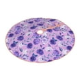 thumbnail image 2 of Bingfone Christmas Tree Skirt Mat Christmas Decoration Interior 36"-Violet, 2 of 8