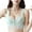 Green, variant on Itsame 1 Pack Everyday Casual Bra Set Womens Full Support Bra Tie Front Wireless Comfort Bralette Green Size 2XL