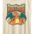 thumbnail image 3 of Pokémon - Charizard Collegiate -  Women's Short Sleeve Graphic T-Shirt, 3 of 5