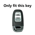 thumbnail image 2 of Car Remote Smart Key Cover Case Shell For Audi A1 A3 A4 A5 A6 A7 A8 Quattro Q3 Q5 Q7 2009-2015 Accessories Keychain Protect Set, 2 of 6