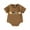 Chocolate, variant on Bagilaanoe Newborn Baby Boy Summer Rompers Embroidery Short Sleeve Bodysuits 3M 6M 12M 18M Infant Casual One Piece Short Jumpsuit