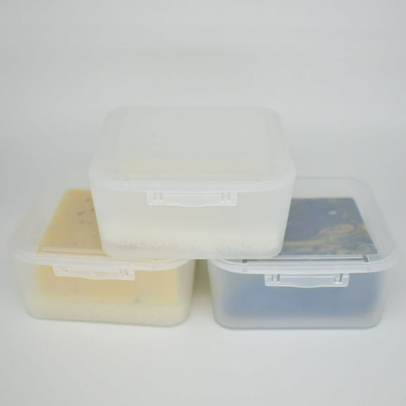 Square Soap Dish for Shower, Vonpri Square Soap Holder Travel Container Case Bar Soap Box for Gym Business Trip Bathroom Accessories (3Pcs Clear)