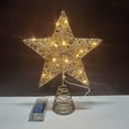thumbnail image 7 of Cheers.US Christmas Tree Topper LED Lighted Star Tree Topper, Star Treetop Decorations for Christmas Tree Xmas Home Party Holiday Decor, 7 of 7