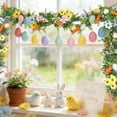 thumbnail image 5 of JLFNYA Easter Garland, Easter Garland for Mantle, 68.9" Easter Artificial Vines, Easter Eggs Vines Rattan Decorations, Spring Branches and Leaves Floral Decor, Easter Spring Festival Decoration, 5 of 8