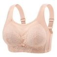 thumbnail image 1 of Kaemgyyd Women's Full Coverage Bras Embroidery No Underwire Padded Lace Bra Plus Size Adjustable Strap Lift up Bras, 1 of 5