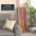 thumbnail image 3 of Red Lantern 4 ft. Short Klimt Canvas Folding Screen - Tannenwald/Farm Garden, 3 of 7
