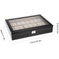 thumbnail image 2 of Watch Box 24 Watches Watch Case Men Watch Box Women Watch Case Men Lockable, 2 of 4