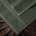 thumbnail image 4 of Superior 800 GSM Egyptian Cotton 3-Piece Towel Set, Soft Ultra Absorbent Towels, Navy Blue, 4 of 9