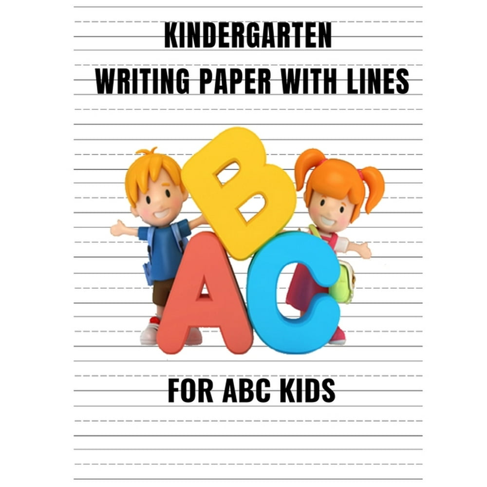 Kindergarten Writing Paper With Lines For Abc Kids Writing Paper For