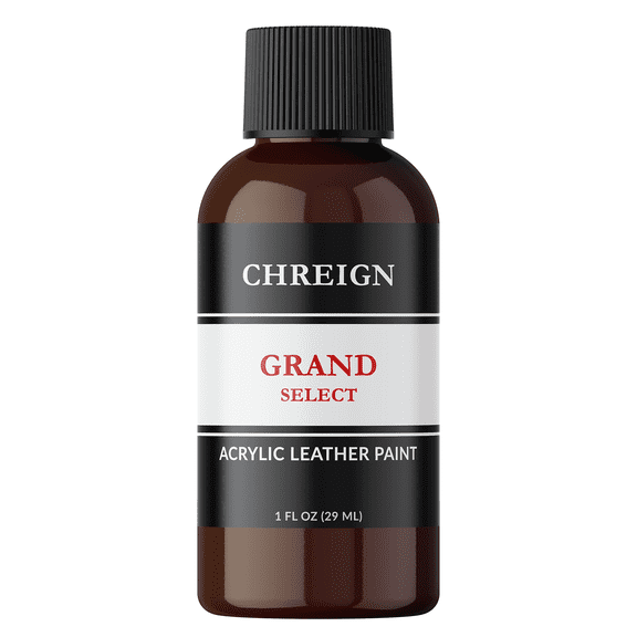 Chreign Acrylic Leather Paint, Dark Brown - Sneaker & Shoe Paint 1 oz.