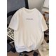 thumbnail image 2 of Men'S Daisy Print Oversized T-Shirt - Cotton, Crew Neck, Short Sleeve, Loose Fit, High-Quality Casual Streetwear for Spring & Summer, Daisy Tshir, 2 of 8