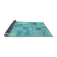 thumbnail image 2 of Ahgly Company Indoor Rectangle Patchwork Light Blue Transitional Area Rugs, 6' x 9', 2 of 4