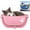 Pink, variant on Cat Window Hammock with Suction Cups, Soft Felt Cat Window Perch Bed for Indoor Cats, Hanging Cat Seat with 3 Point Mounting Support for Home and Car Window