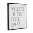 thumbnail image 4 of Stupell Industries Fixer Upper Home Welcome Sign Casual Typography Graphic Art Metallic Gold Floating Framed Canvas Print Wall Art, Design by Lux + Me Designs, 4 of 5