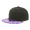Black/Purple, variant on 1093 6 Panel High Profile Structured Bandanna Bill Snapback Hat-black/purple