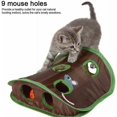 thumbnail image 2 of Juguete interactivo para gatos BRILLAR de 9 hoyos Mejora la inteligencia y la alegría de tu gato, 2 of 5