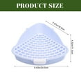 thumbnail image 2 of Miangastore Rabbit Litter Box Bunny Triangle Potty Trainer Corner Plastic Litter Box, 2 of 8