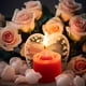 thumbnail image 4 of Fiudx 12 Velas Flotantes de Té, Velas Románticas de Cera de Abeja, Juego Votivo Sin Llama, Decoración para Bodas, Iluminación Ecológica, Perfectas para Festivales, Blanco, Rojo, Azul, Amarillo y Rosa, 4 of 6