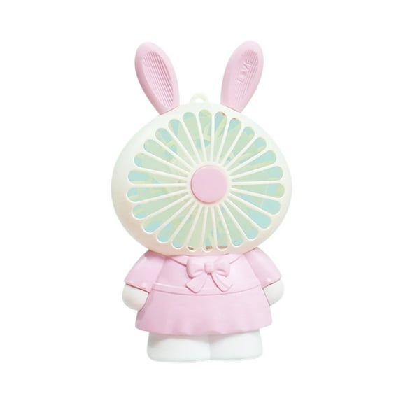 YiBai Portable Desktop Handheld Light Usb Charging Outdoor Fan, Pink #N.1275