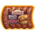thumbnail image 3 of Johnsonville Brats Hot N’ Spicy Pork Bratwurst Links, 19 oz (5 Count )  Refrigerated, 3 of 14