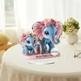 thumbnail image 4 of 100Fens Elephants Son Dependent Ornament Acrylic Ornament Holiday Decoration Home Crafts Decoration, 4 of 4