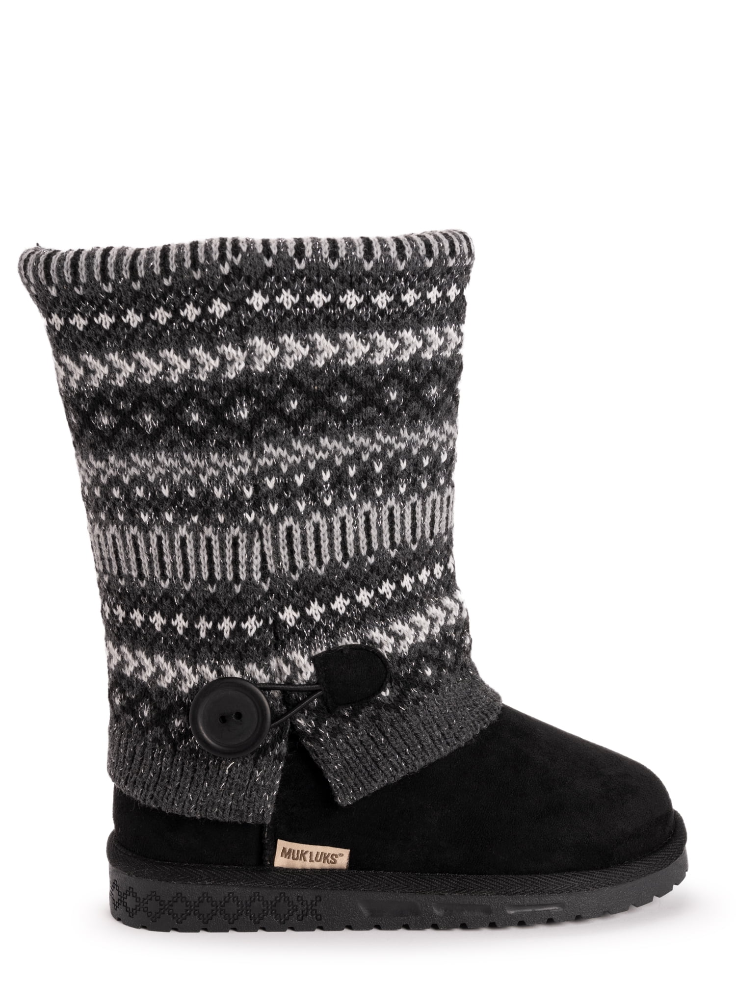 MUK LUKS Women's Janie Knit Cuff Mid-Calf Boot - Walmart.com MUK LUKS Women's Janie Knit Cuff Mid-Calf Boot - Walmart.com