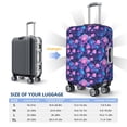 thumbnail image 6 of Lsque Blue Skull Rose Printed Luggage Cover, Travel Luggage Protector,Scratch and Dirt Resistant, Fits 18-32 Inch Luggage - X-Large, 6 of 9