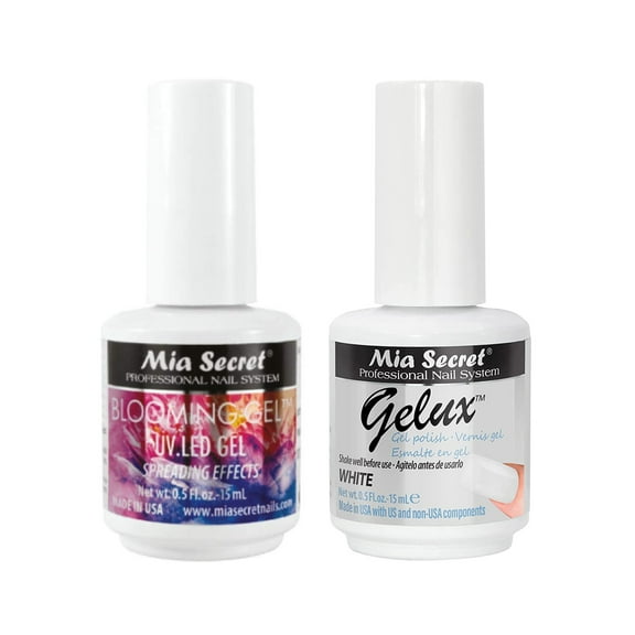 Mia Secret Blooming Gel UV LED Gel & Gelux Gel Polish White ( 15 ML )