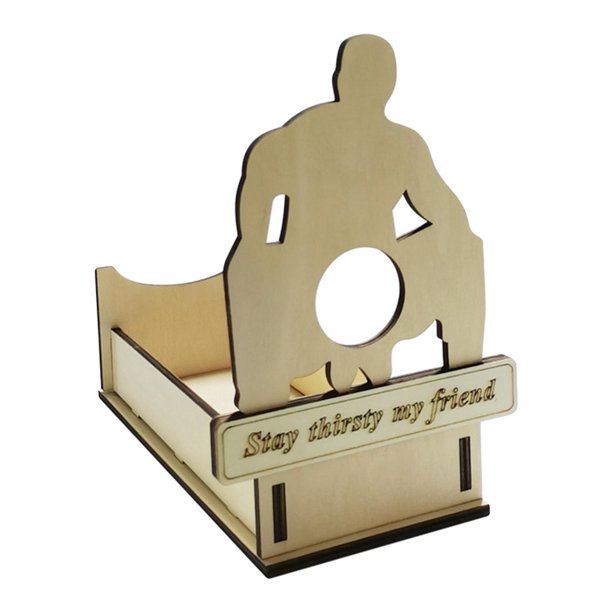 Novedad, soporte para champán, escultura, botellero para decoración de Gloria Estante para botellas de vino