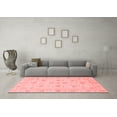 thumbnail image 3 of Ahgly Company Indoor Round Oriental Red Traditional Area Rugs, 5' Round, 3 of 4