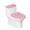 Christmas Snowman, variant on HELLHERO Red Heart-Shaped Balloons Toilet Lid Covers Fits All Toilet Shapes & Stretchy Fabric Toilet Lid Seat Cover Set Machine Washable 2-Piece 主题词