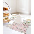 thumbnail image 4 of Pink Spring Floral Kitchen Dish Towels for Drying Dishes Set of 3, Flowers Botanical Elegant Pastoral Waffle Weave Microfiber Hand Tea Bathroom Towels Quick Dry & Absorbent Towel 12x12, 4 of 7