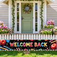 thumbnail image 4 of Welcome Back School Classroom Wall Decor Welcome Sign Party Backdrop Event Decoration Vibrant Banner Background Reusable for Celebrations Photobooth Teacher, 4 of 4