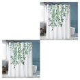 thumbnail image 1 of Naiovety Cortina de baño blanca, elegante y ecológica, impermeable y duradera, moderna cortina de ducha de poliéster para baño Type5 NO5, 1 of 6