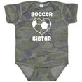 thumbnail image 3 of Inktastic Heart Soccer Sister Girls Baby Bodysuit, 3 of 5