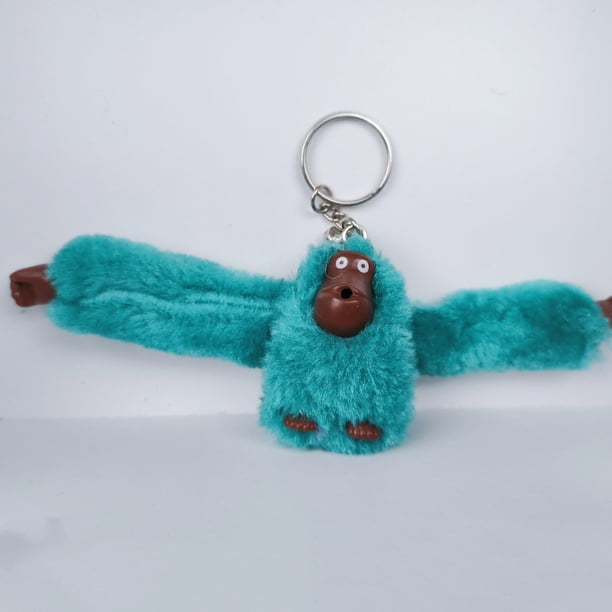 Colgante de bolso de mono de peluche, bolso de mensajero, mochila, llavero, muñeco colgante, llavero