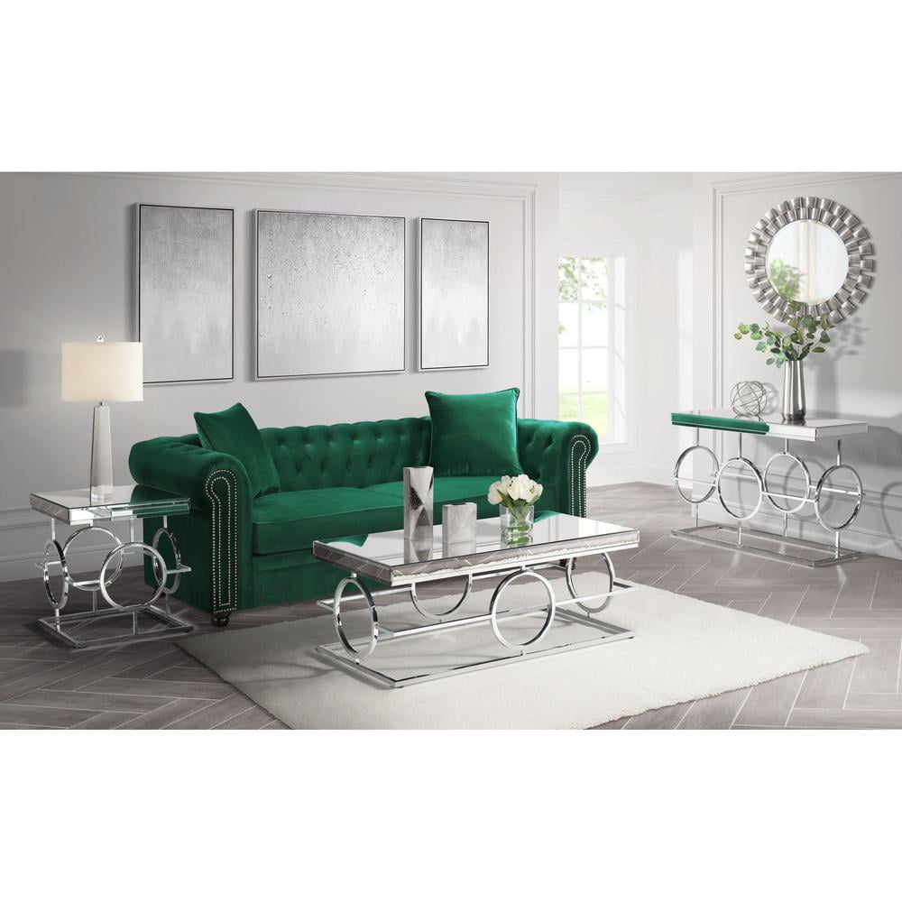 Picket House Furnishings Katie Rectangle Mirrored Coffee Table