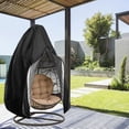 thumbnail image 5 of Dinheiro Funda para Silla Egg Fundas para Sillas Columpio de Patio con Cremallera, Funda para Silla Egg para Jardín Colgante al Aire Libre, 115 * 190 cm, 5 of 5