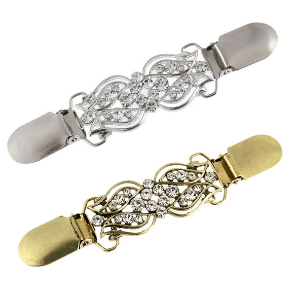 EeaseMX pinzas para chal de aleación de moda, pinzas versátiles para suéter, pinzas para chal de chica bonita