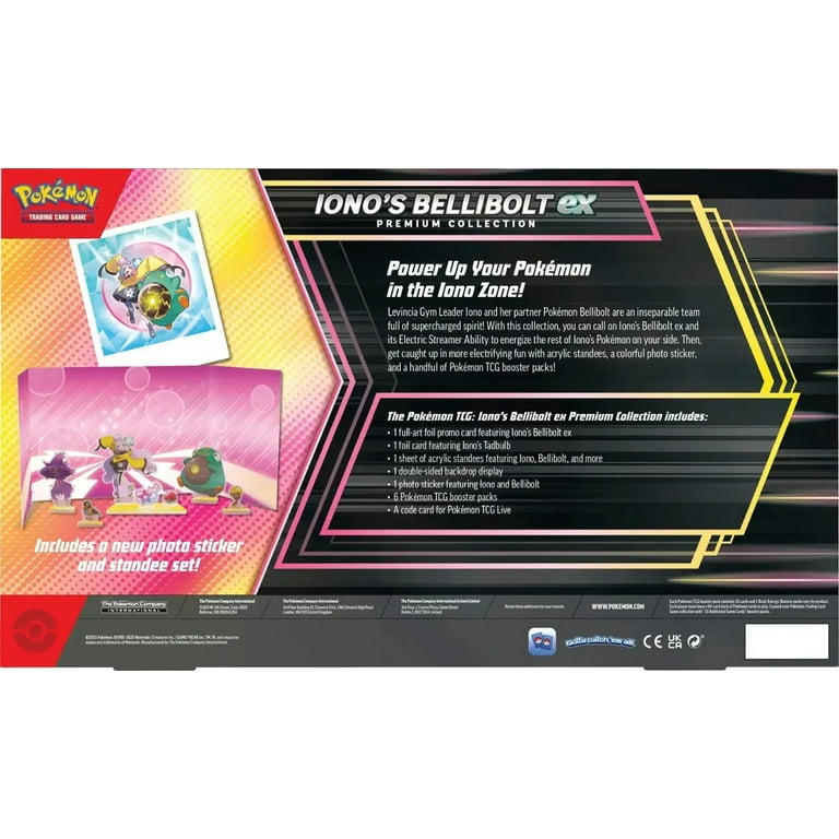 海外限定 Iono’s Bellinolt Premium Collection Amazon.com: Pokemon TCG: Iono's Bellibolt ex Premium