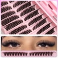 thumbnail image 3 of Fox Style 30-100D Hot Melt Individual Cluster Lashes, DIY Segmented Thick & Curly Eyelash Extensions, 3 of 6