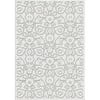 My Texas House Wisteria 9' X 13' Natural Gray Floral Outdoor Rug
